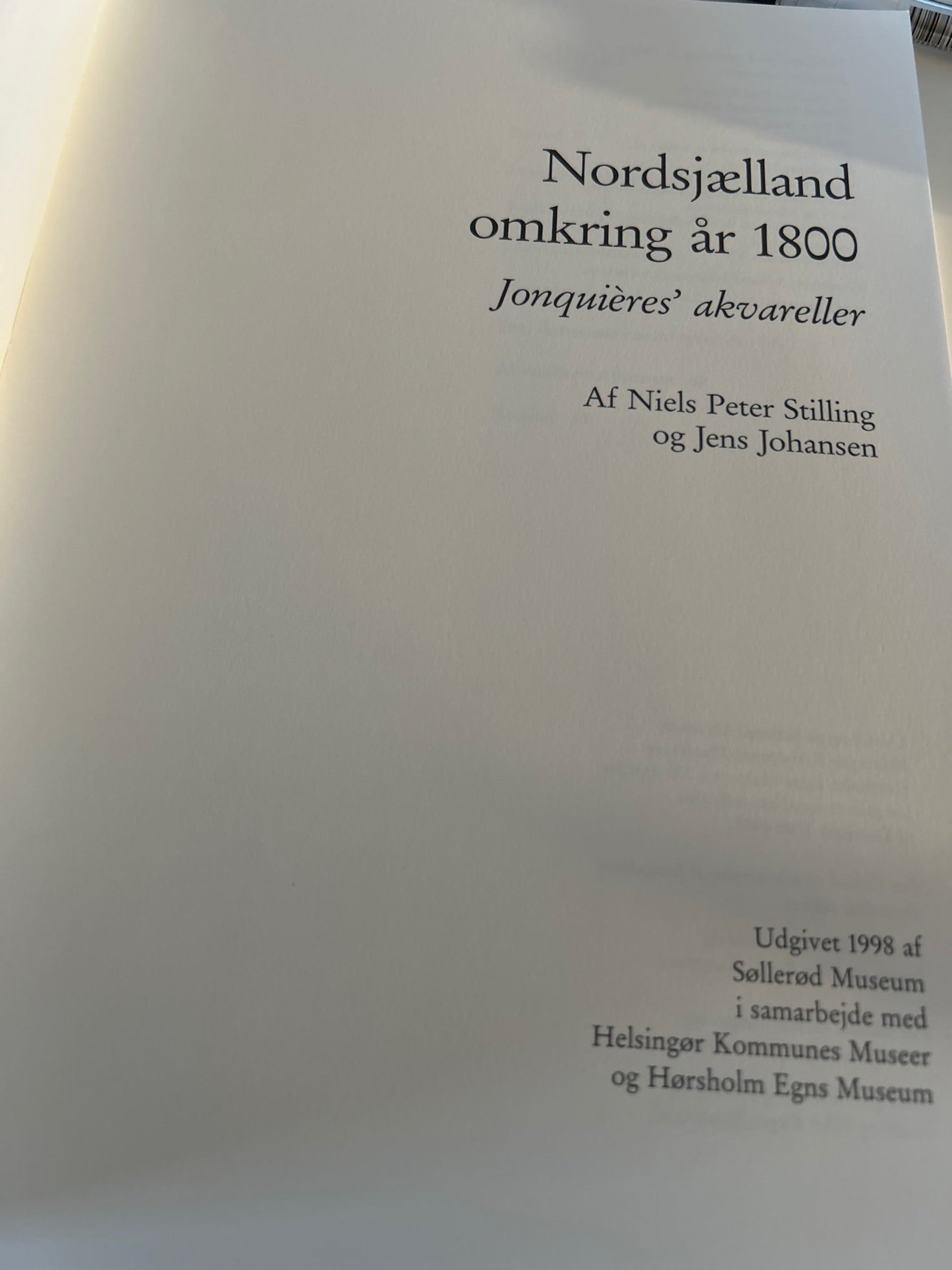 Nordsjælland omkring år 1800
